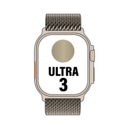 Apple Watch Ultra 3 GPS/Cellular 49mm Caja de Titanio Natural con Correa Milanese M